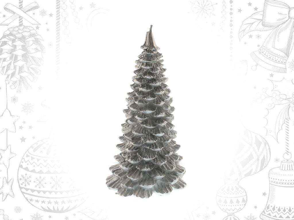 SILVER TREE CANDLE M cod. 9318277