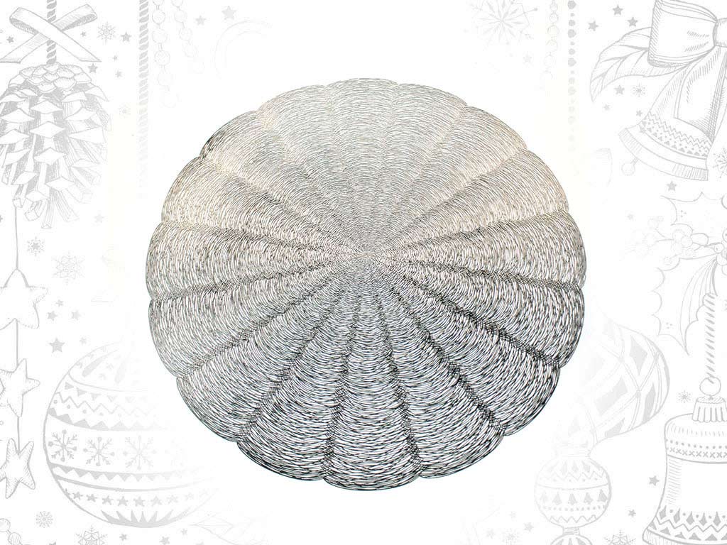 SILVER ROUND PLACEMAT cod. 9318832