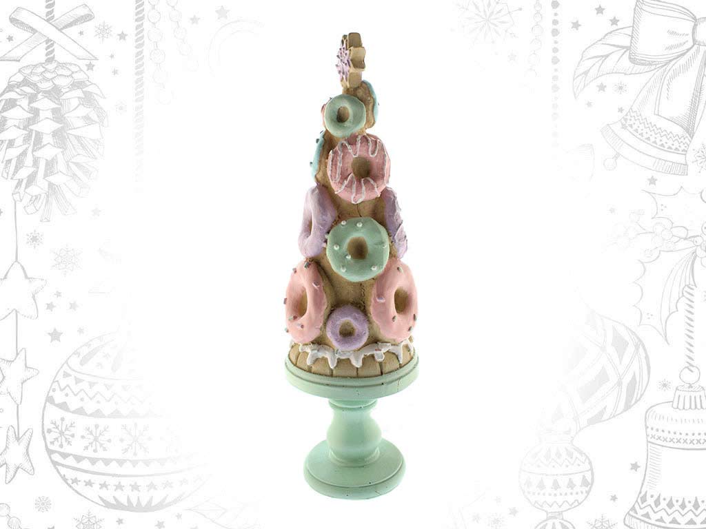 FIGURA ARBOL DONUTS COLORES cod. 9319635