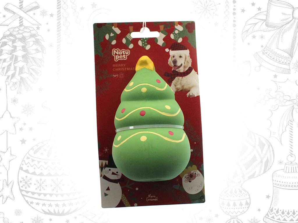 CHRISTMAS TREE LATEX DOG CHEW cod. 9319785