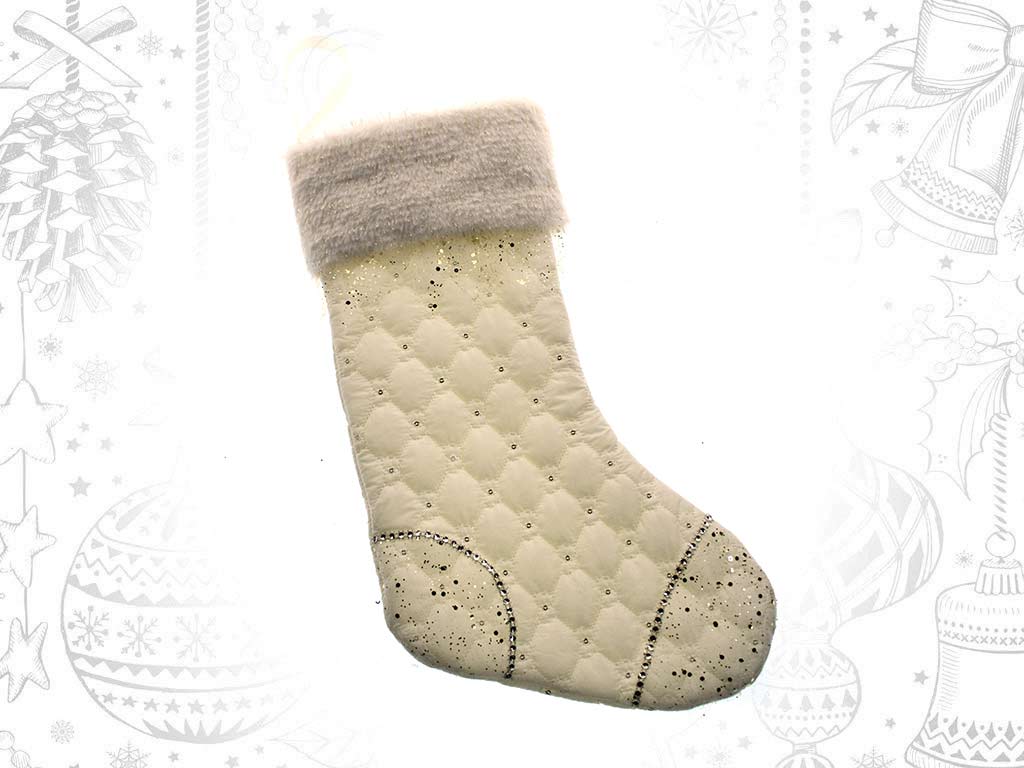 ORNEMENT CHAUSSETTE BLANCHE GD. cod. 9319829