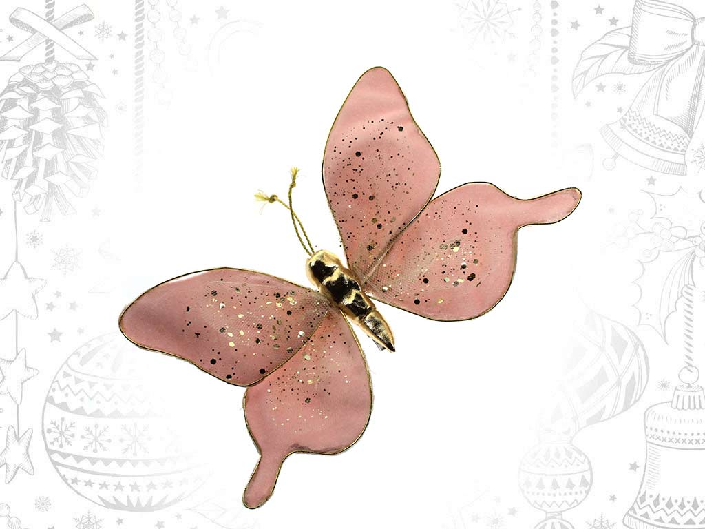 PINK BUTTERFLY ORNAMENT cod. 9319848