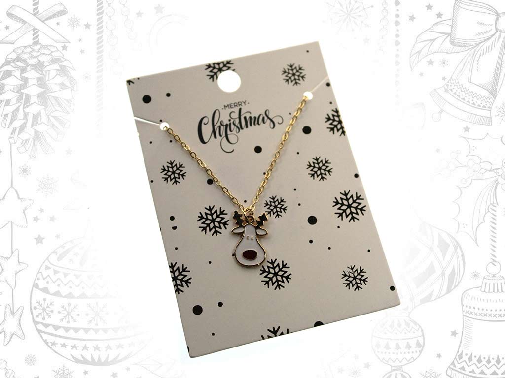 COLGANTE NAVIDAD RENO BLANCO cod. 9319954