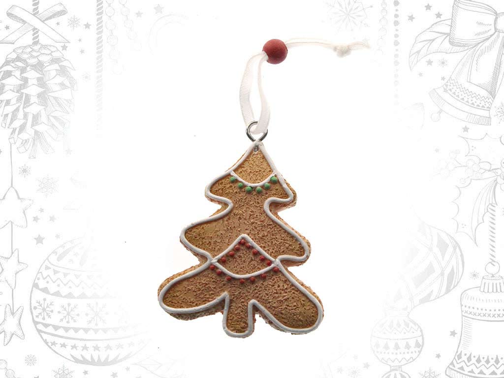 POLYRESIN TREE COOKIE ORNAMENT cod. 9320051