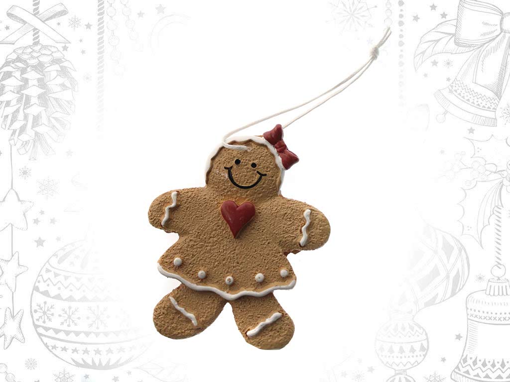 COOKIE POLYRESIN ORNAMENT cod. 9320093