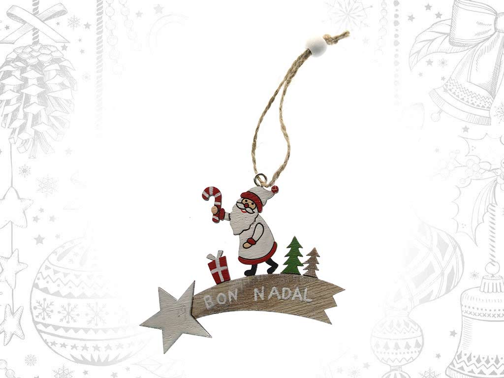 COLGANTE ESTRELLA SANTA BON NADAL BLANCO cod. 9320313