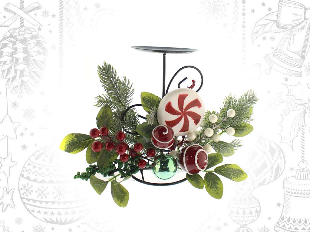 CANDIES LEAVES CANDLEHOLDER cod. 9320671