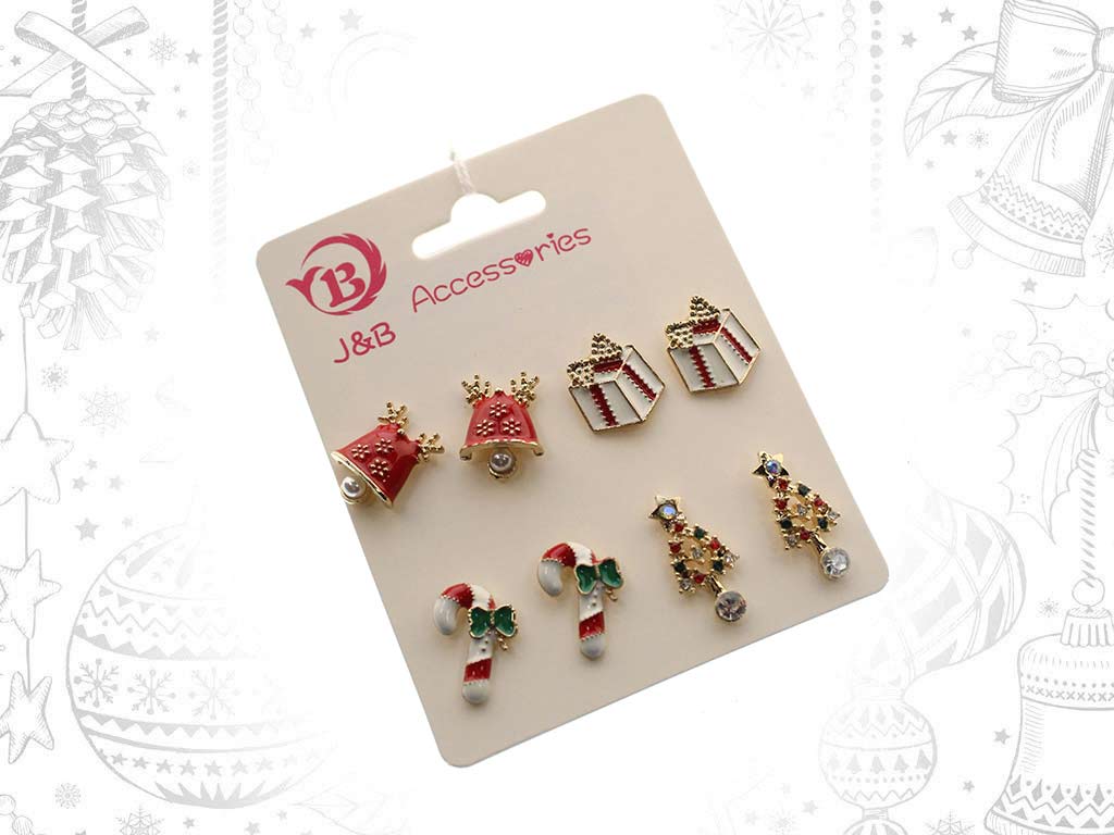 PENDIENTES NAVIDAD 4 PACKS cod. 9320775