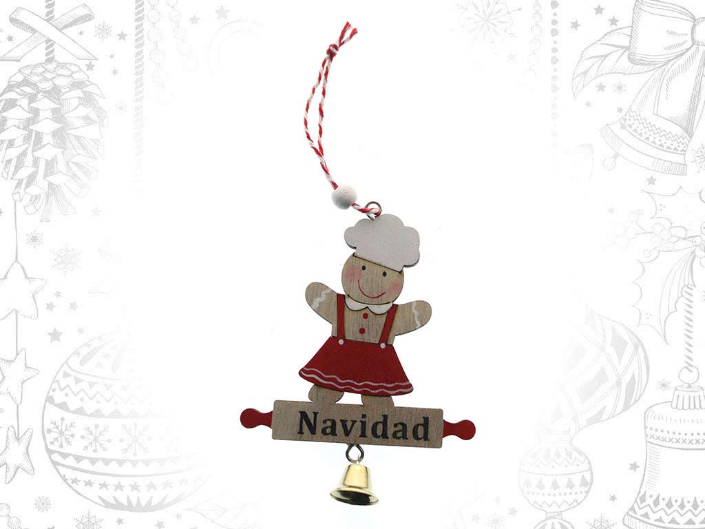 ORNAMENTO COOKIE NAVIDAD cod. 9321120