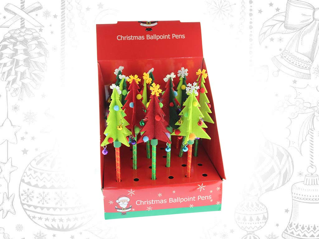 BOLIGRAFO ARBOL XMAS VERDE SURT-6 cod. 9321332