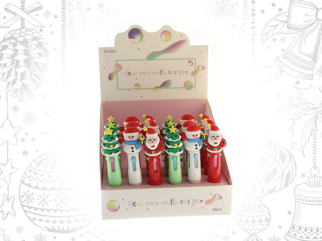 BOLIGRAFO XMAS MULTICOLOR SURT-3 cod. 9321337