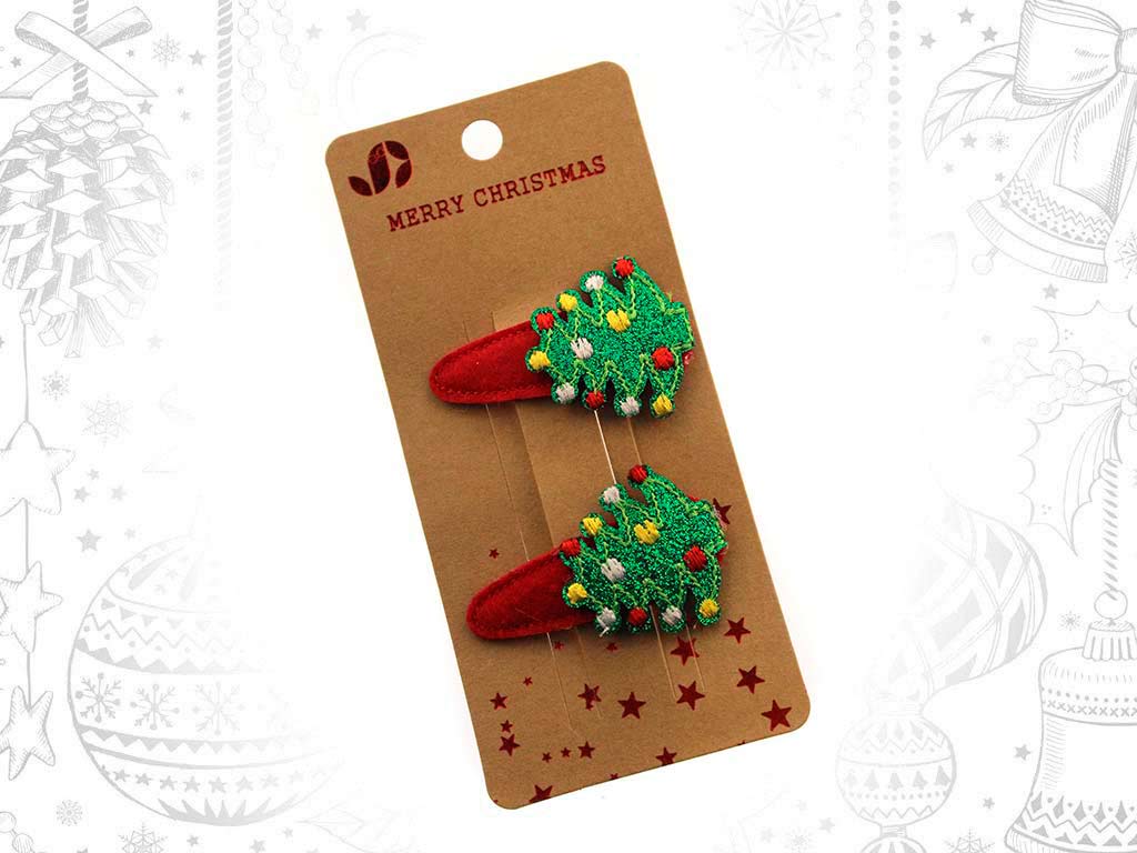 CLIPS PELO XMAS 2 PCS. cod. 9321412