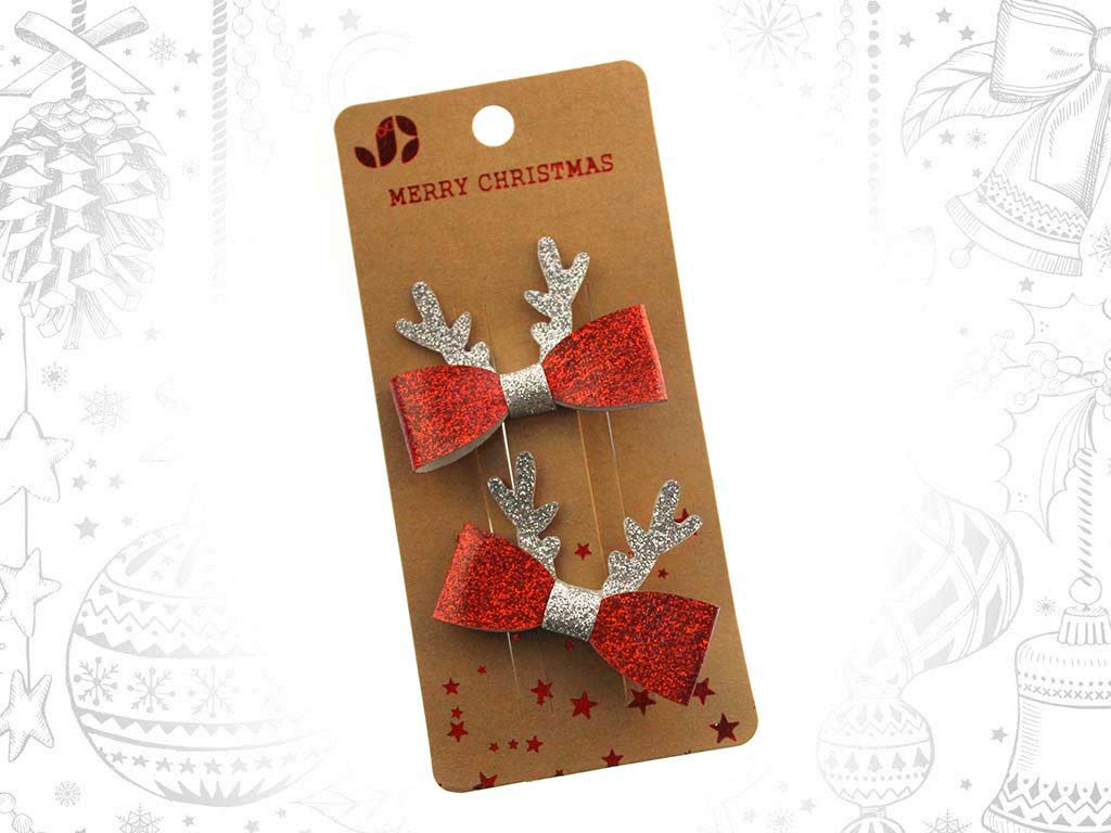 CLIPS PELO XMAS 2 PCS. cod. 9321424