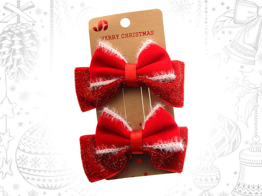 CLIPS PELO XMAS 2 PCS. cod. 9321432