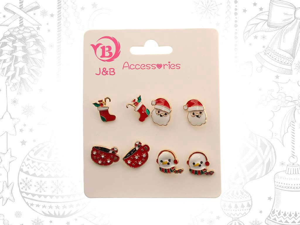 PENDIENTES XMAS 3 PARES cod. 9321456