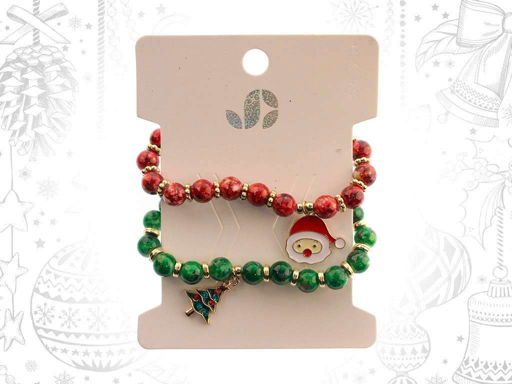 BRAZALETE XMAS 2 PCS. cod. 9321467