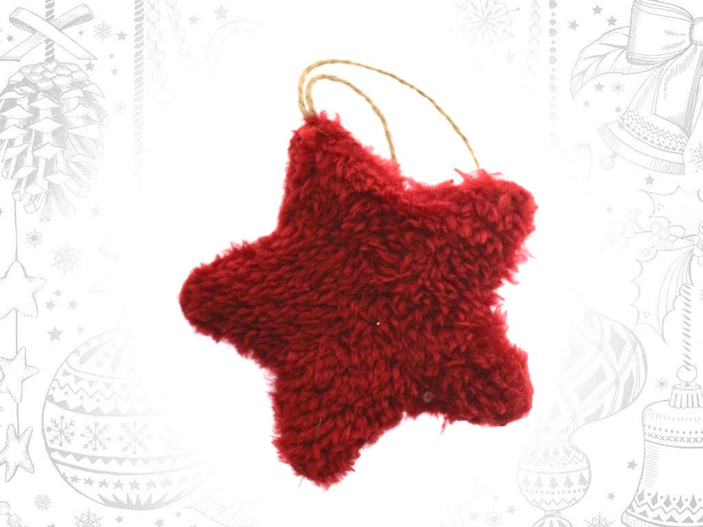 COLGANTE ESTRELLA ROJO cod. 9321524