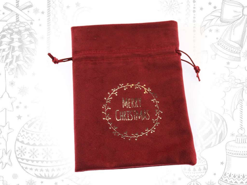 BOLSA REGALO ROJA GDE. MERRY CHRISTMAS cod. 9321653