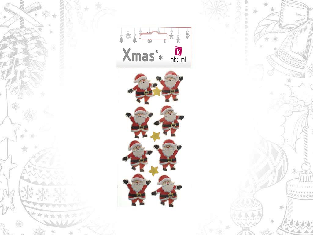 PACK 8 SANTAS ADHESIVOS cod. 9321707