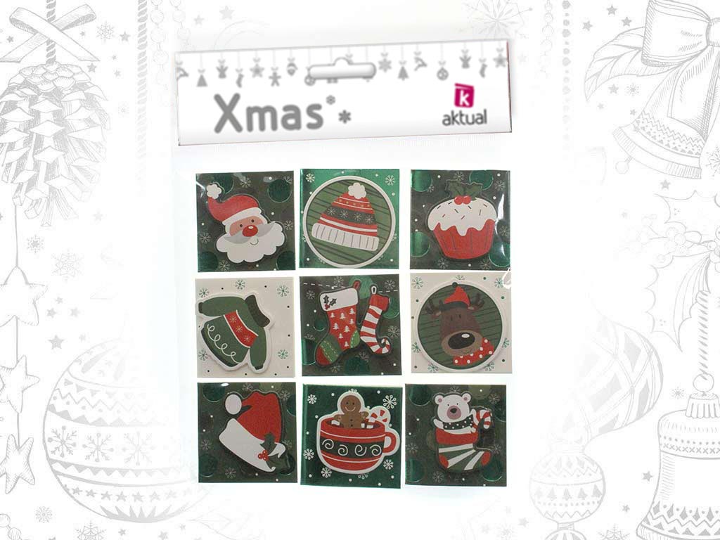 PACK 9 STICKERS XMAS cod. 9321723