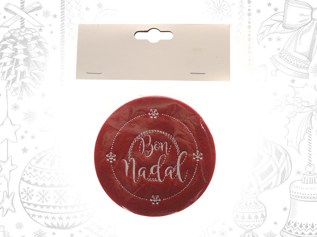 POSAVASOS ROJO BON NADAL cod. 9321739