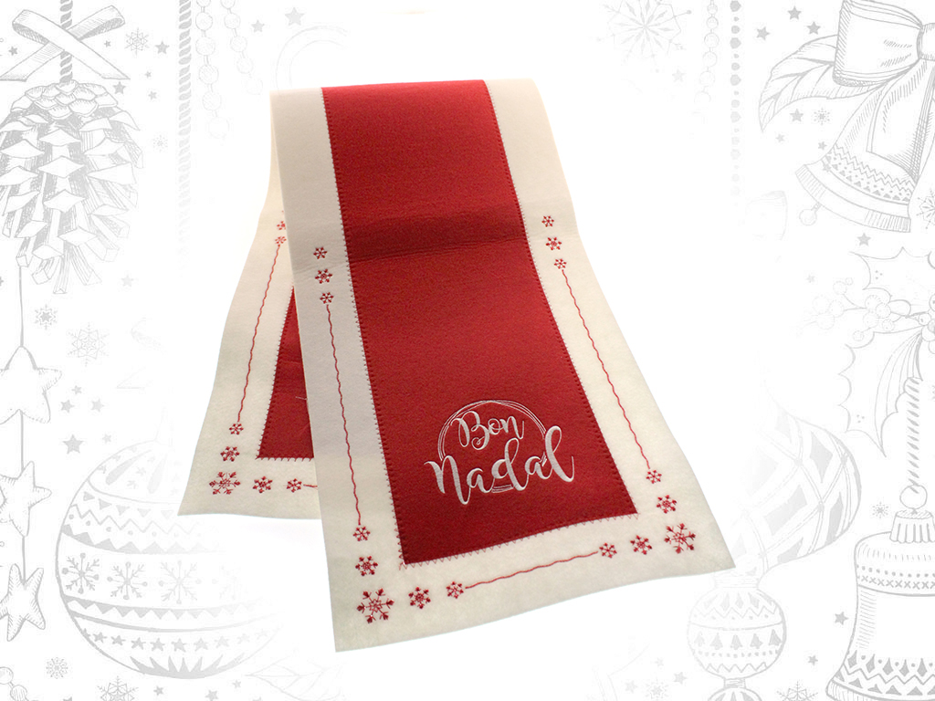 CAMINO DE MESA BLANCO BON NADAL cod. 9321748