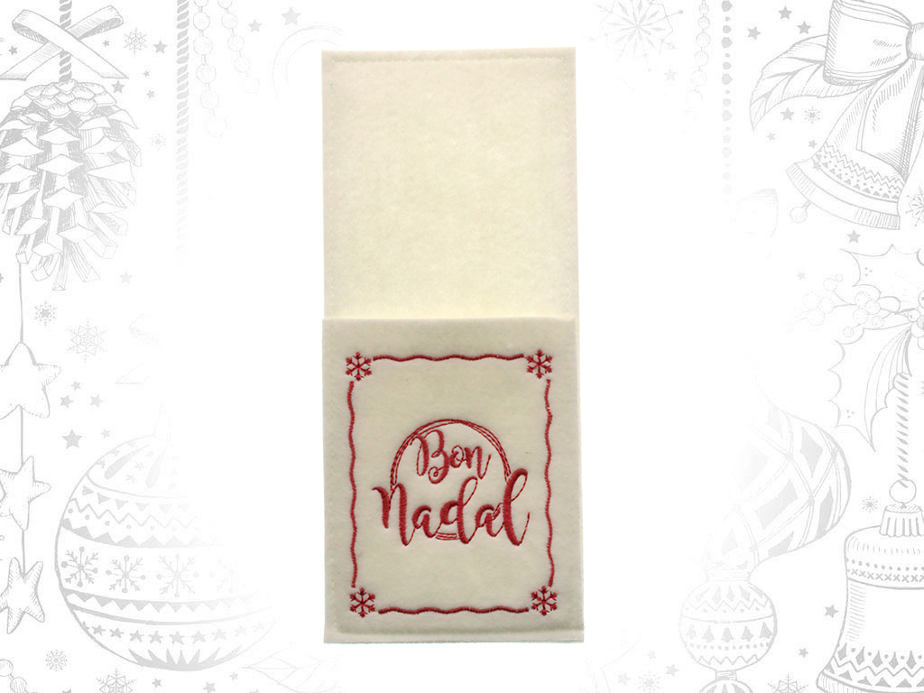 BOLSA CUBIERTO BLANCO BON NADAL cod. 9321753