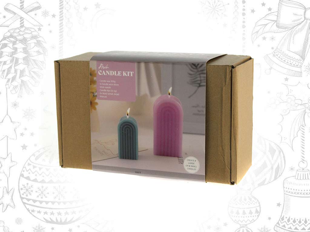 PACK REGALO DIY 2 VELAS -L- Y 6 VELAS -S- cod. 9322000